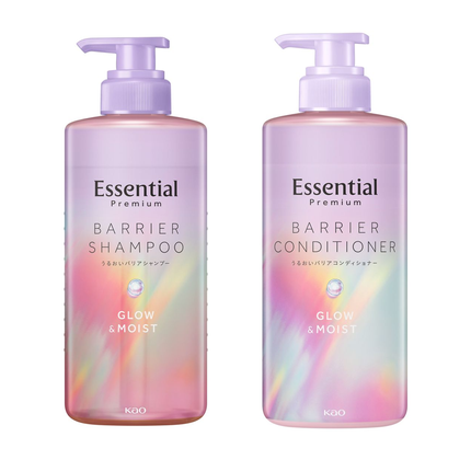 エッセンシャル エッセンシャル プレミアム うるおいバリアシャンプー/コンディショナー グロウ&モイスト