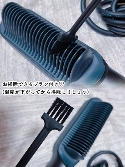 ヘアアイロン ブラシ/jotimei/ヒートブラシを使ったクチコミ(3枚目)