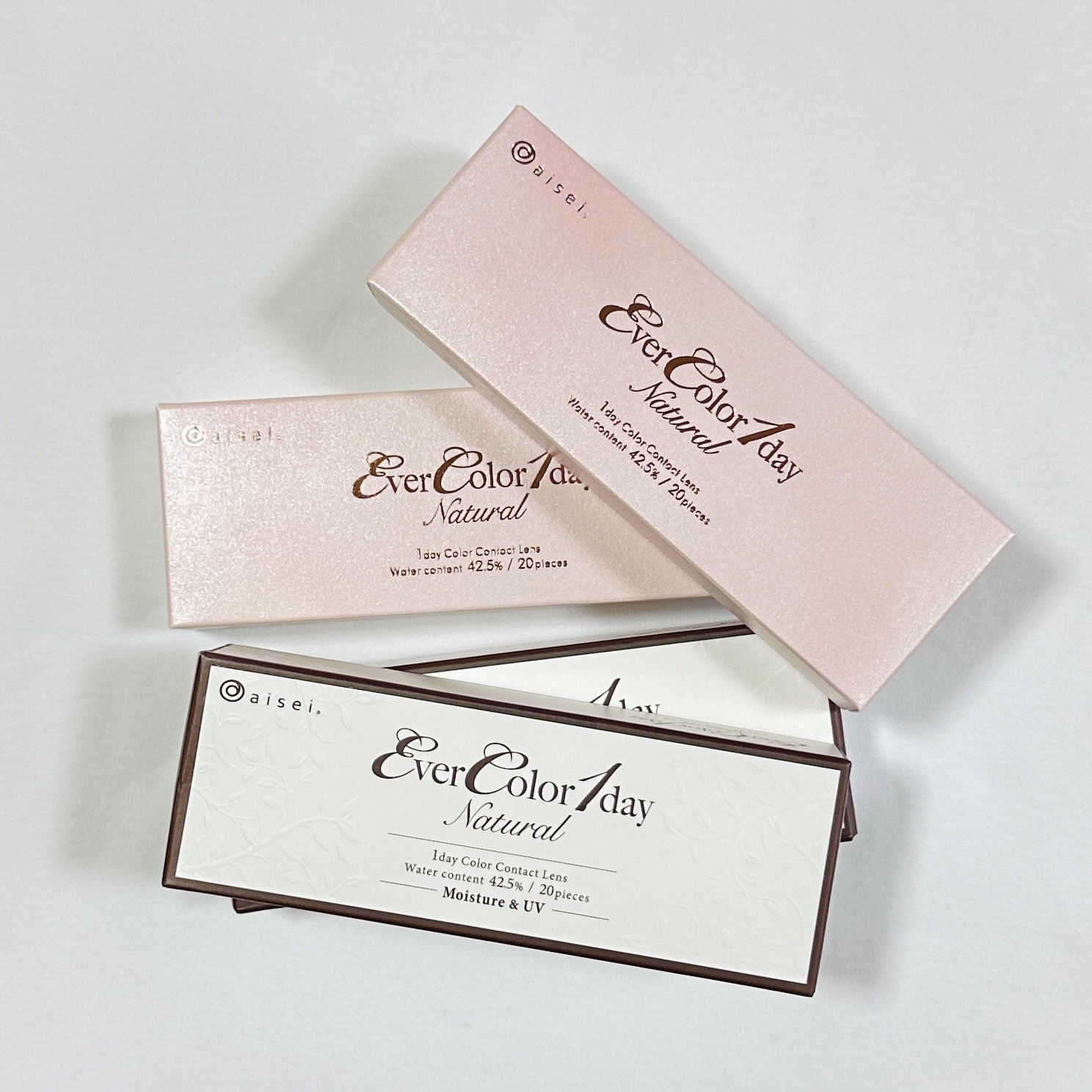 エバーカラーワンデー ナチュラル パールロゼ(限定)/エバーカラー/ワンデー（１DAY）カラコンを使ったクチコミ（1枚目）