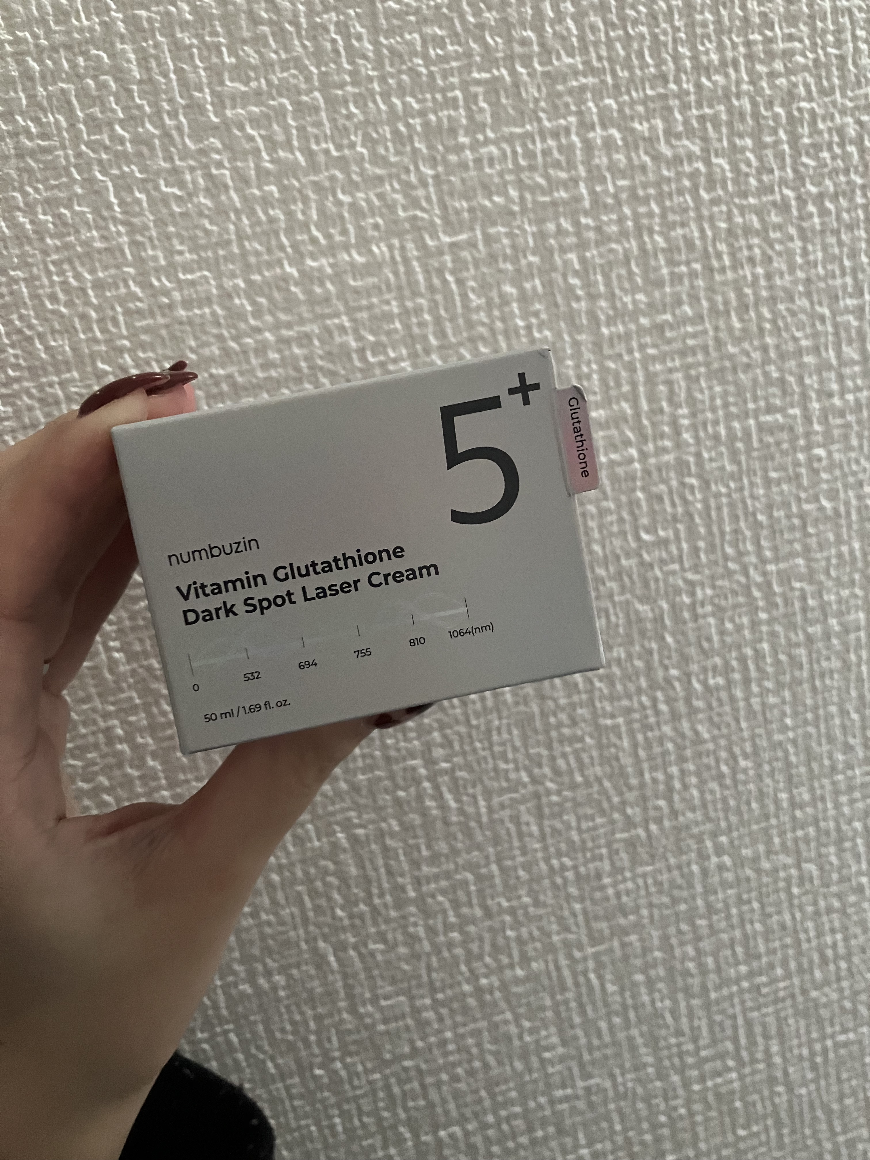 5番 白玉グルタチオンCメラゼロクリーム/numbuzin/フェイスクリームを使ったクチコミ（1枚目）
