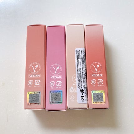 グラスティングメルティングバーム/rom&nd/リップバームを使ったクチコミ(7枚目)