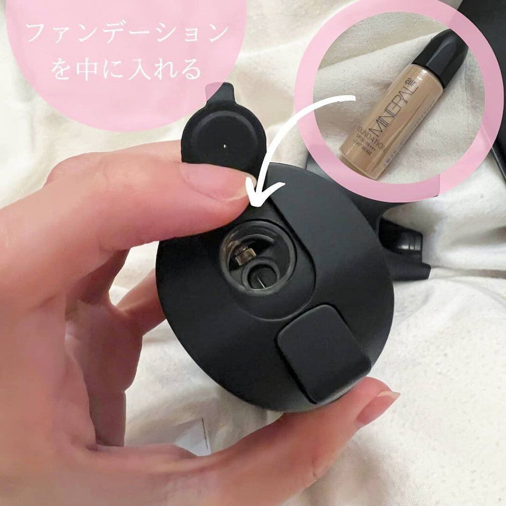 ミネラルエアースターターセット/NIMERAL air/その他ファンデーションを使ったクチコミ（2枚目）