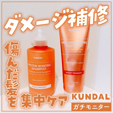 クンダル ダメージケア シャンプー/トリートメント/KUNDAL/市販シャンプーを使ったクチコミ(1枚目)