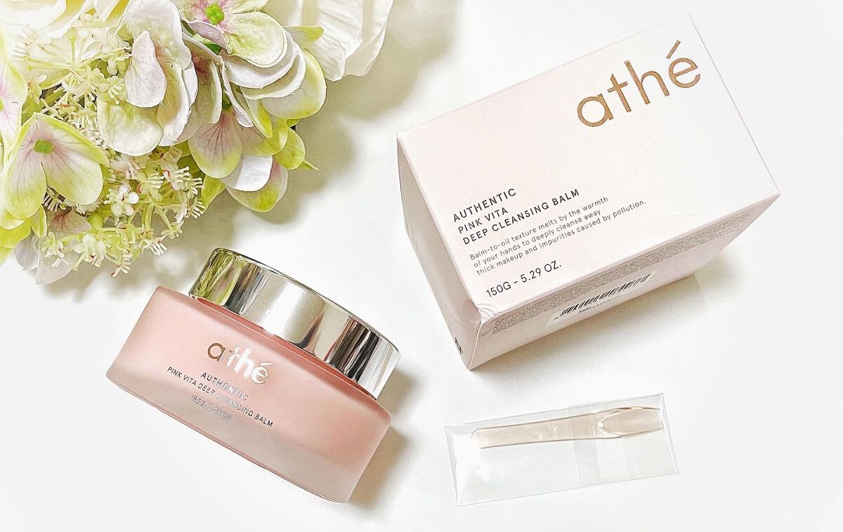 athe AUTHENTIC PINK VITA DEEP CLEANSING BALM/athé/クレンジングバームを使ったクチコミ（2枚目）