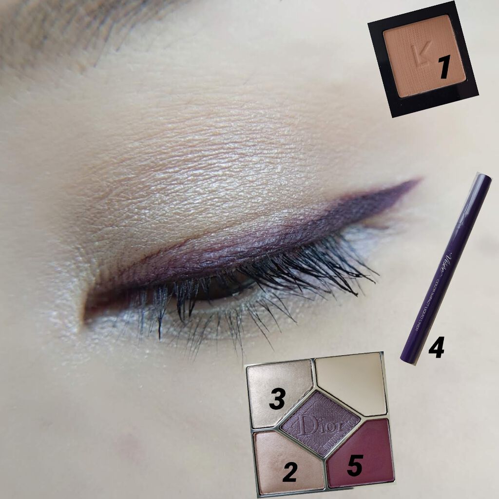 ジャストアイシャドウ/Laka/単色アイシャドウを使ったクチコミ（2枚目）