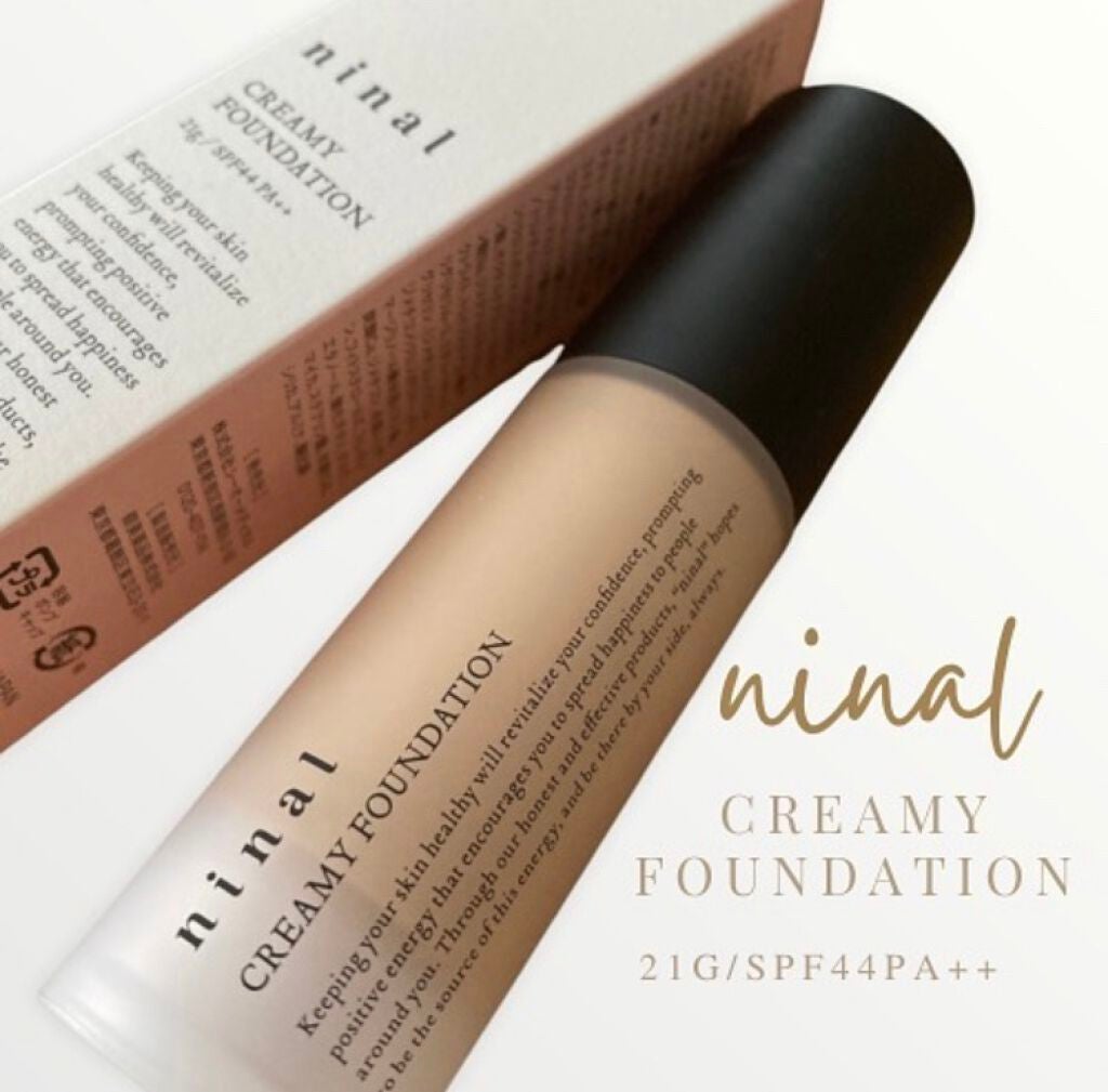 ninal クリーミィファンデーション/ninal/クリーム・エマルジョンファンデーションを使ったクチコミ(1枚目)