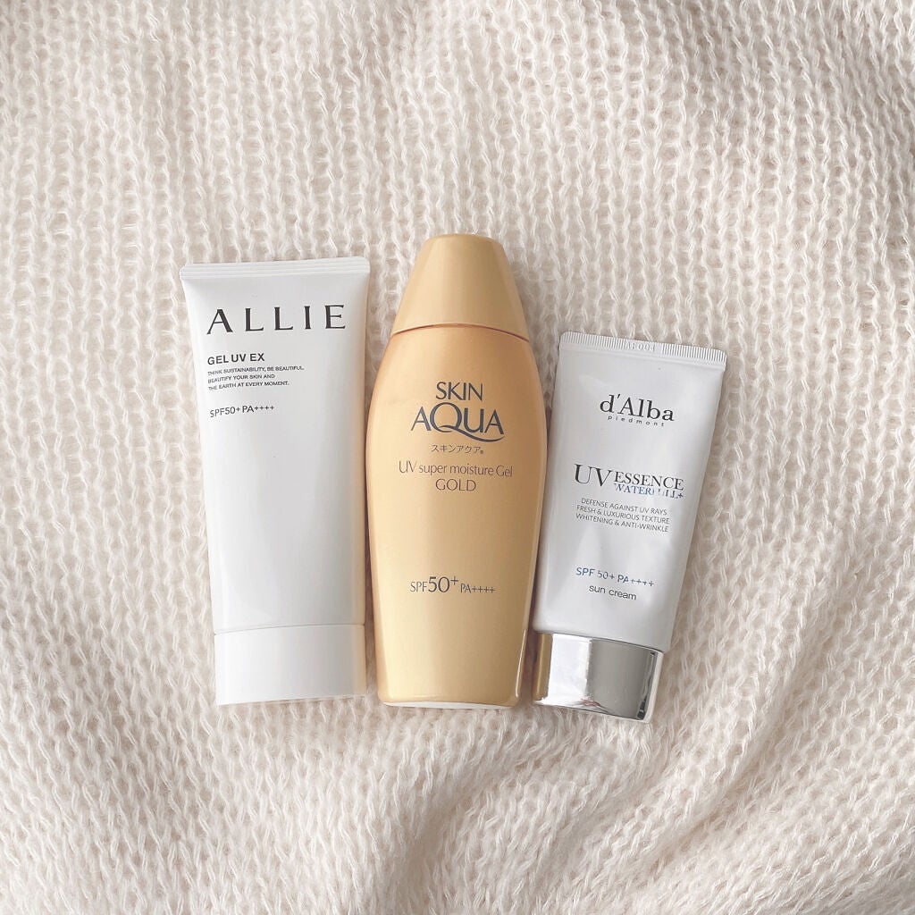 スーパーモイスチャージェルゴールド/スキンアクア/日焼け止めジェルを使ったクチコミ(5枚目)