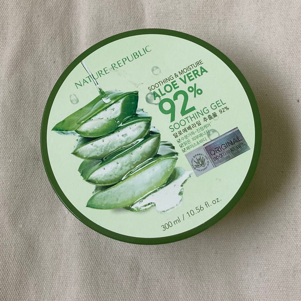 マイルド&モイスチャーアロエジェル/ネイチャーリパブリック/ボディローションを使ったクチコミ(1枚目)