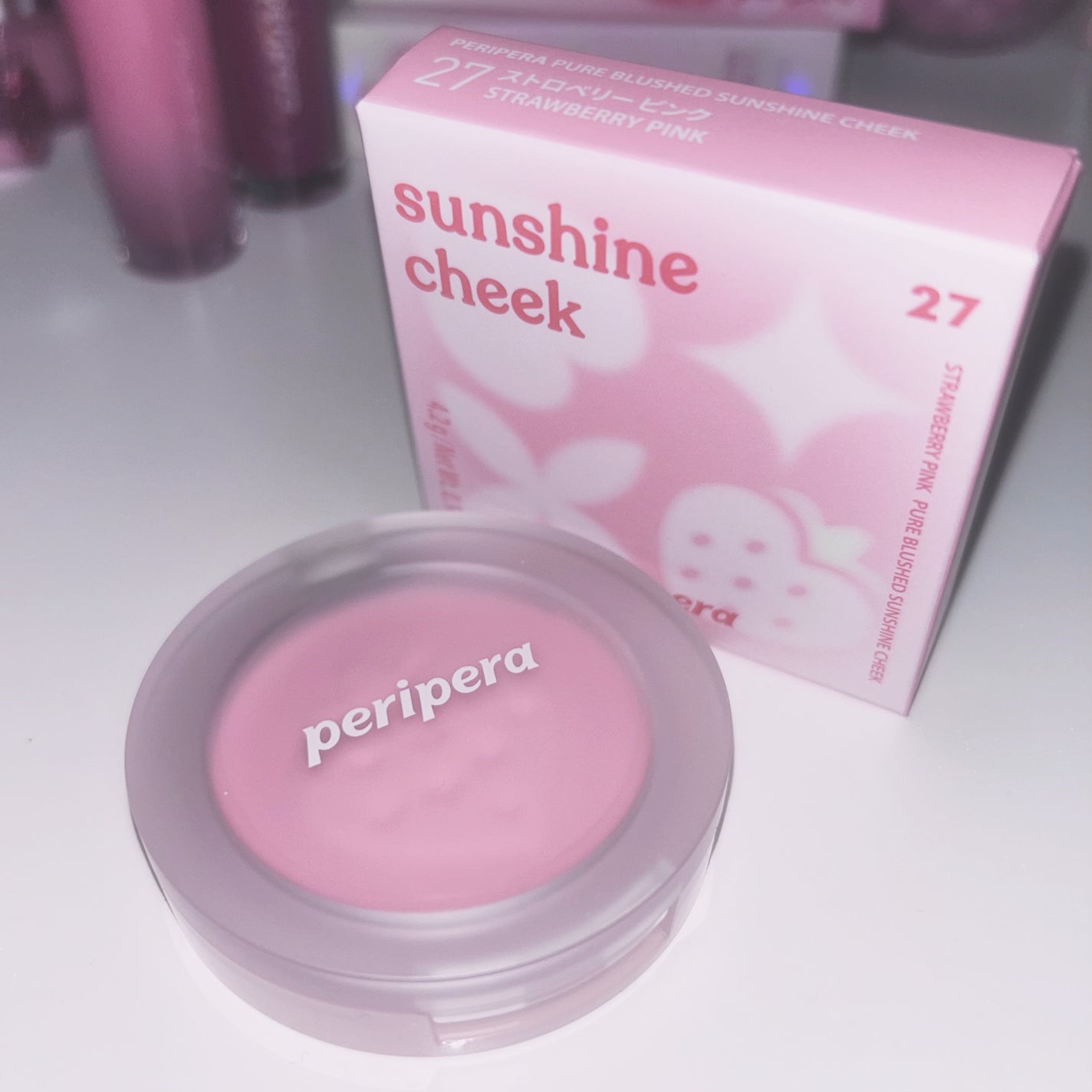 ピュア ブラッシュド サンシャイン チーク/PERIPERA/パウダーチークを使ったクチコミ(1枚目)