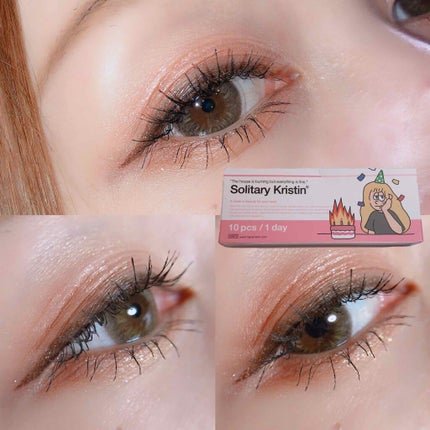 OMG kristin/Hapa kristin/カラーコンタクトレンズを使ったクチコミ(4枚目)