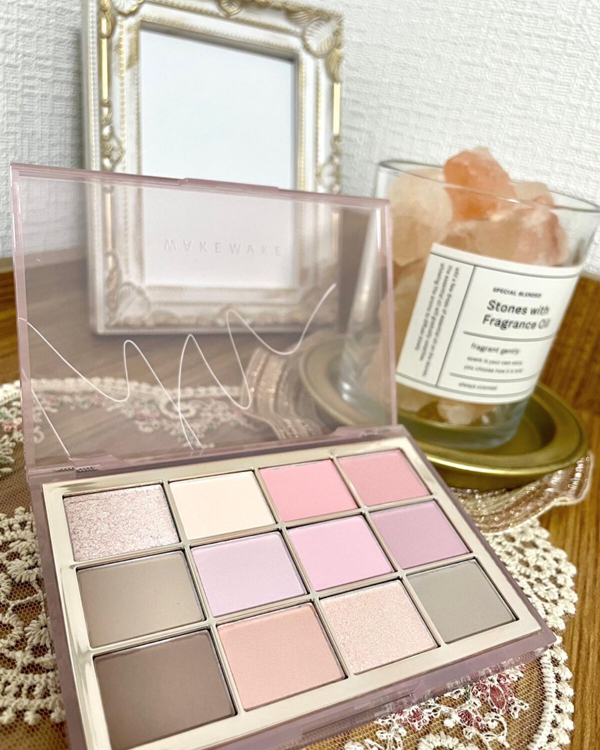 ソフトブラーリングアイパレット/wakemake/アイシャドウパレットを使ったクチコミ(1枚目)