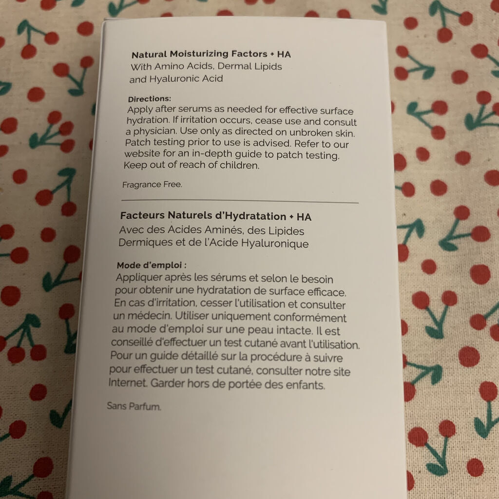 NMF+HAフェイスモイスチャークリーム/The Ordinary/フェイスクリームを使ったクチコミ（3枚目）