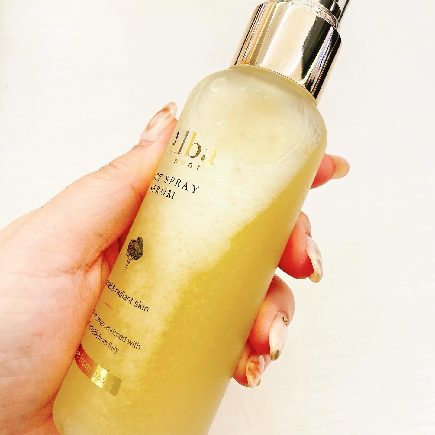 ダルバ ホワイトトリュフファーストスプレーセラム/ダルバ/ミスト状化粧水を使ったクチコミ（3枚目）