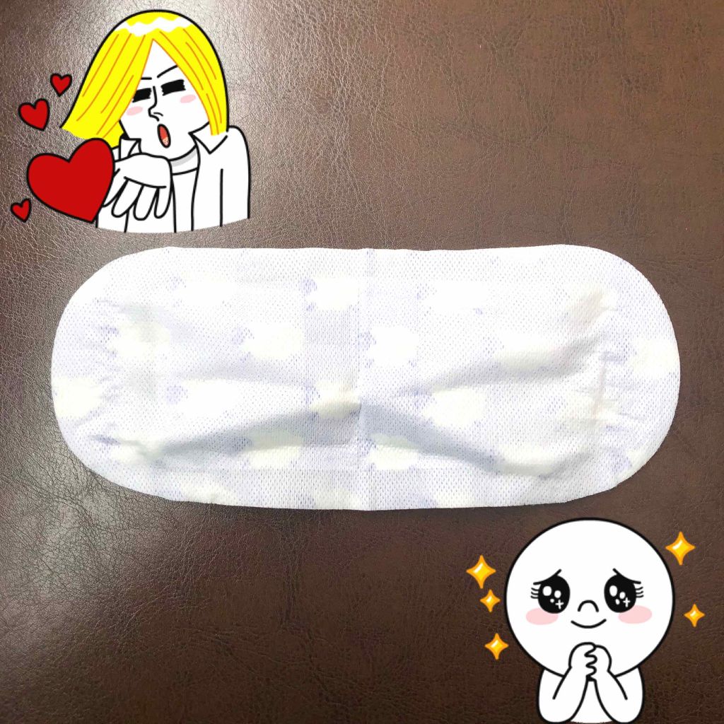 蒸気でグッドナイト 首もと あったかシート ラベンダーの香り/めぐりズム/その他を使ったクチコミ(4枚目)