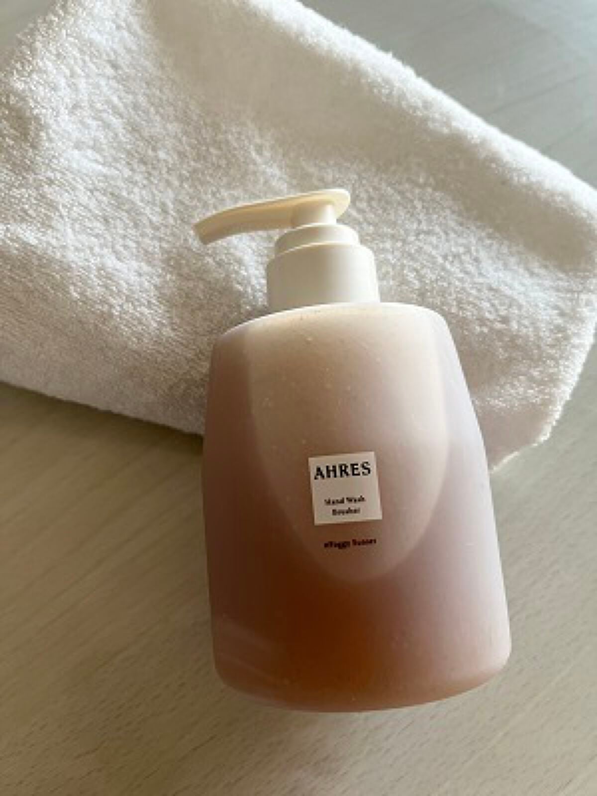 ハンドウォッシュ ブラッシャー #フォギーサンセット/アーレス/ハンドソープを使ったクチコミ(1枚目)