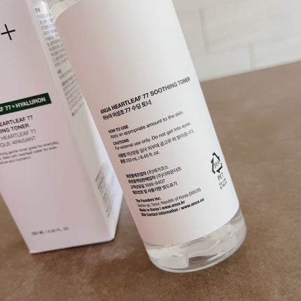 ドクダミ 77 スージングトナー/Anua/化粧水を使ったクチコミ(4枚目)