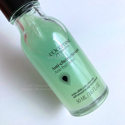 薬用 メディカル アンチヘアロスセラム/L'OCCITANE/頭皮ローションを使ったクチコミ(4枚目)