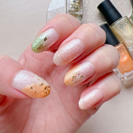 ネイルホリック フローズンシュガー/ネイルホリック/マニキュアを使ったクチコミ(2枚目)