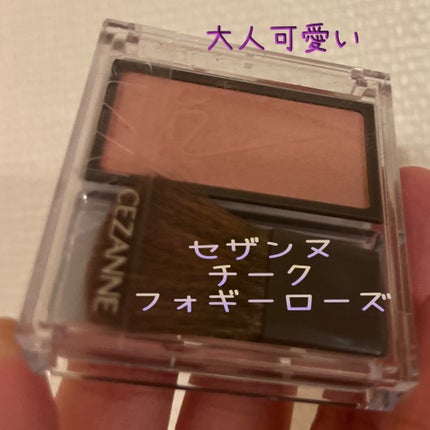 チークブラッシュ/CEZANNE/パウダーチークを使ったクチコミ(1枚目)