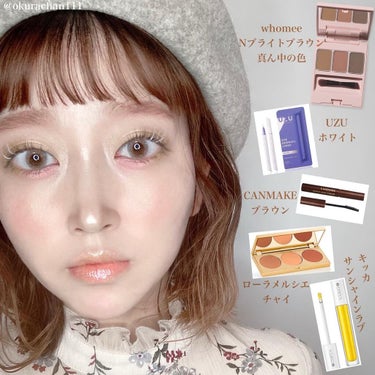 ＼ミモザメイク／﻿
﻿

﻿
‥メイクレシピ🍳‥﻿
﻿
﻿
目頭#toone ゴールドから﻿
目尻#threecosmetics ライムイエロー、﻿
目尻アイライナー#urglam ダークグリーンへ﻿
