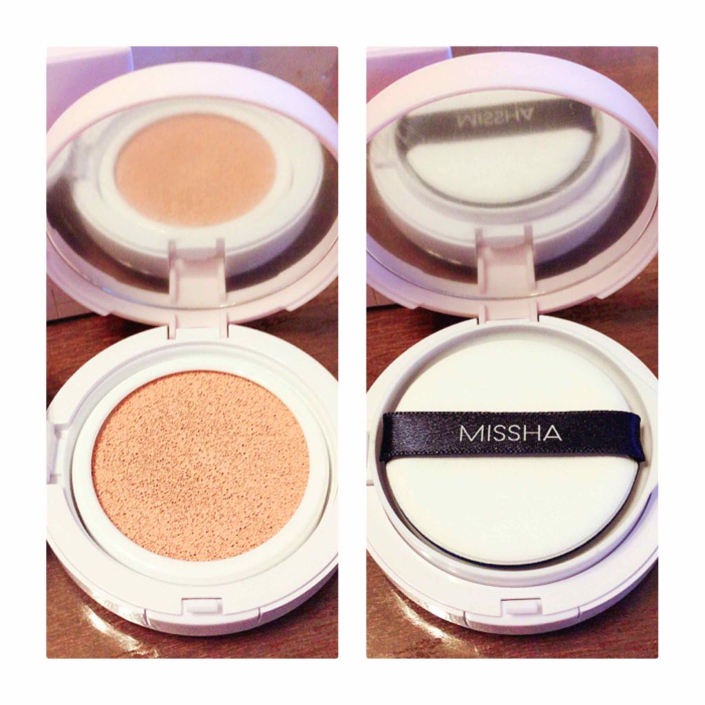 M クッション ファンデーション(モイスチャー)/MISSHA/クッションファンデーションを使ったクチコミ（2枚目）