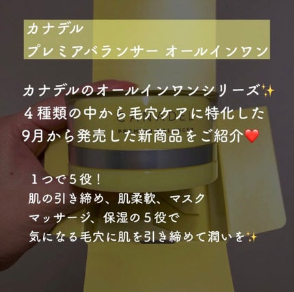 カナデル プレミアバランサー /CANADEL/オールインワン化粧品を使ったクチコミ(2枚目)