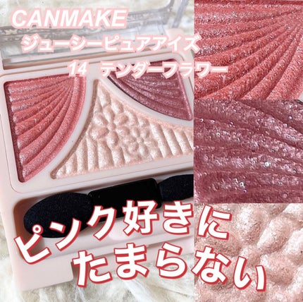 ジューシーピュアアイズ/キャンメイク/アイシャドウパレットを使ったクチコミ(2枚目)