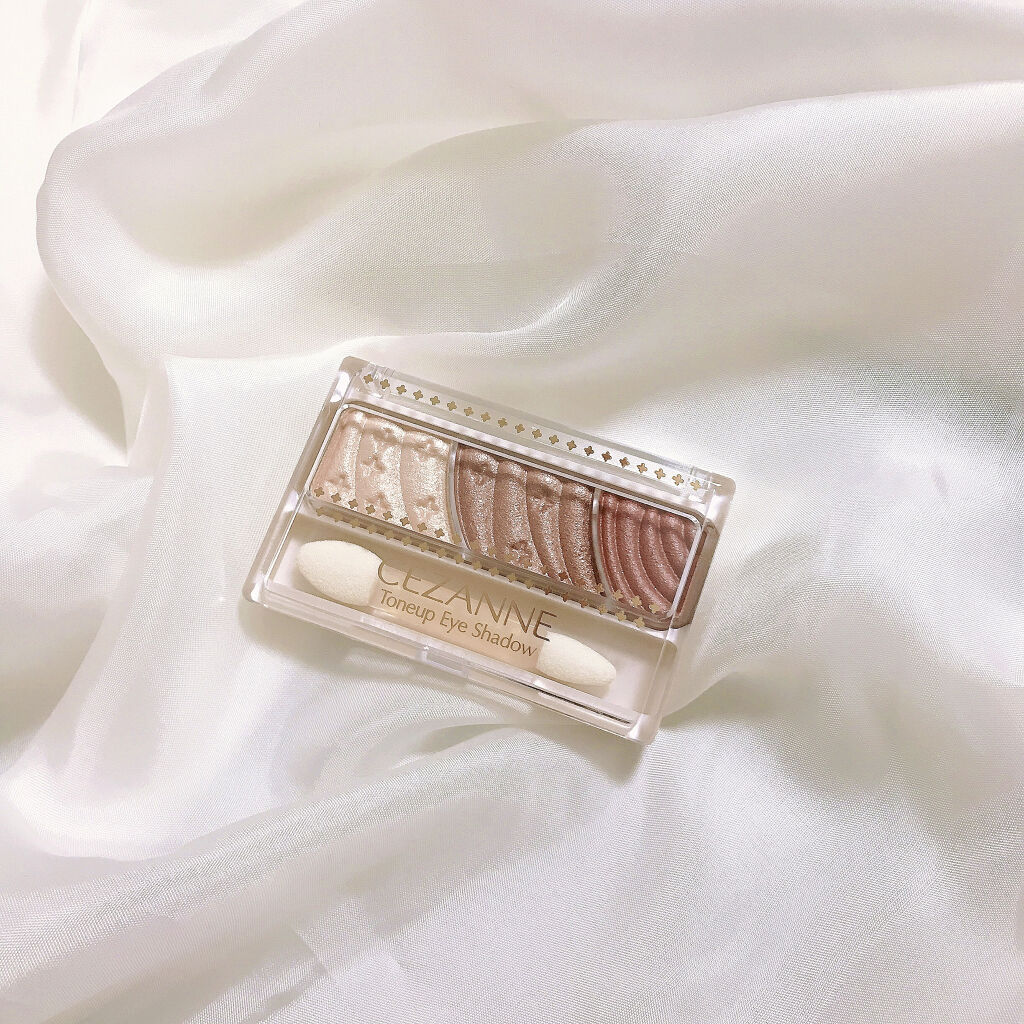 トーンアップアイシャドウ/CEZANNE/アイシャドウパレットを使ったクチコミ（2枚目）