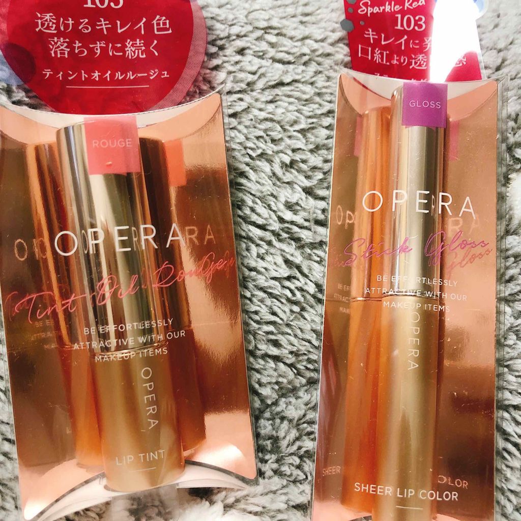 オペラ シアーリップカラー RN/OPERA/リップグロスを使ったクチコミ（1枚目）