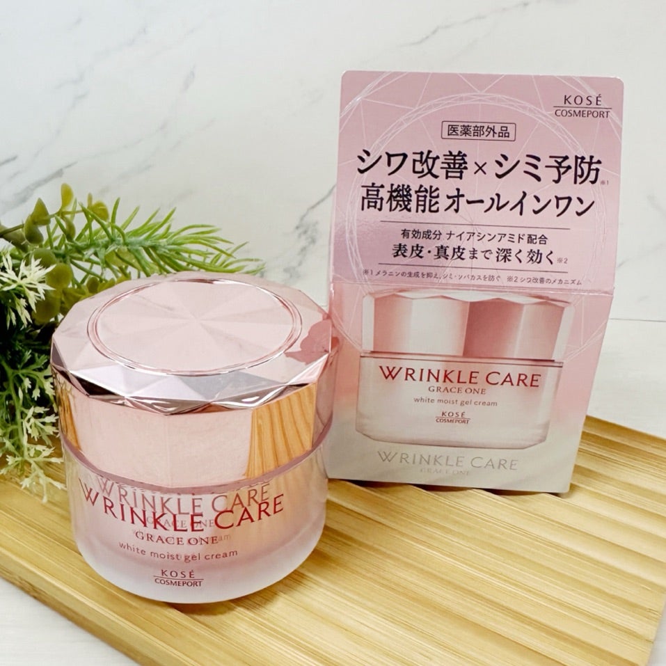 リンクルケア ホワイト モイストジェルクリーム/グレイスワン/オールインワン化粧品を使ったクチコミ（1枚目）