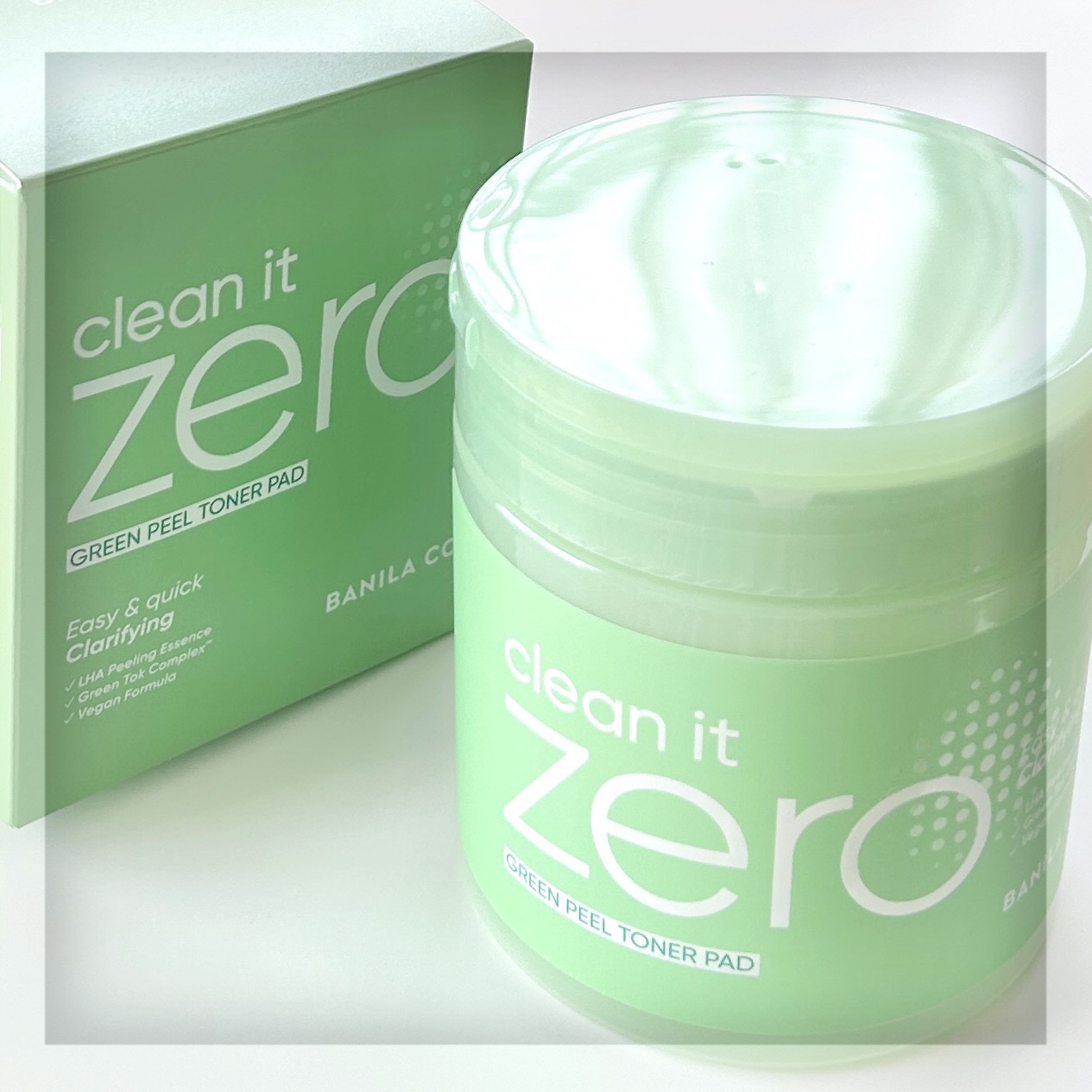クリーンイットゼロ グリーンピールトナーパッド/BANILA CO/トナーパッドを使ったクチコミ（1枚目）