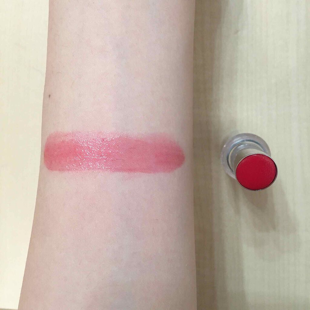 ラスティンググロスリップ/CEZANNE/口紅を使ったクチコミ（3枚目）