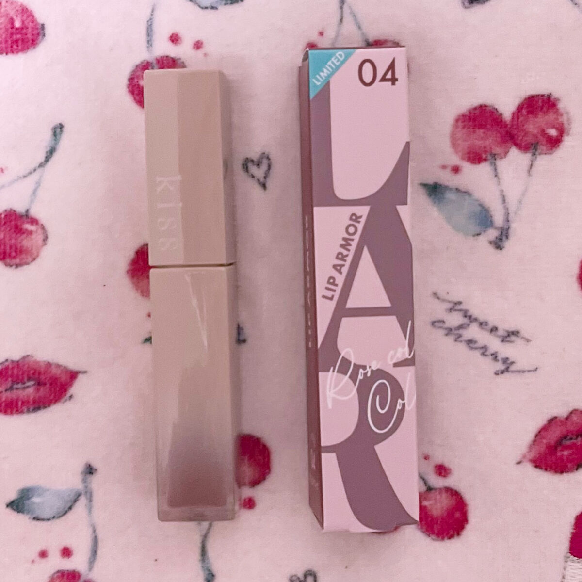 リップアーマーⅩ X04 くちどけフィグ/KiSS/口紅を使ったクチコミ（1枚目）