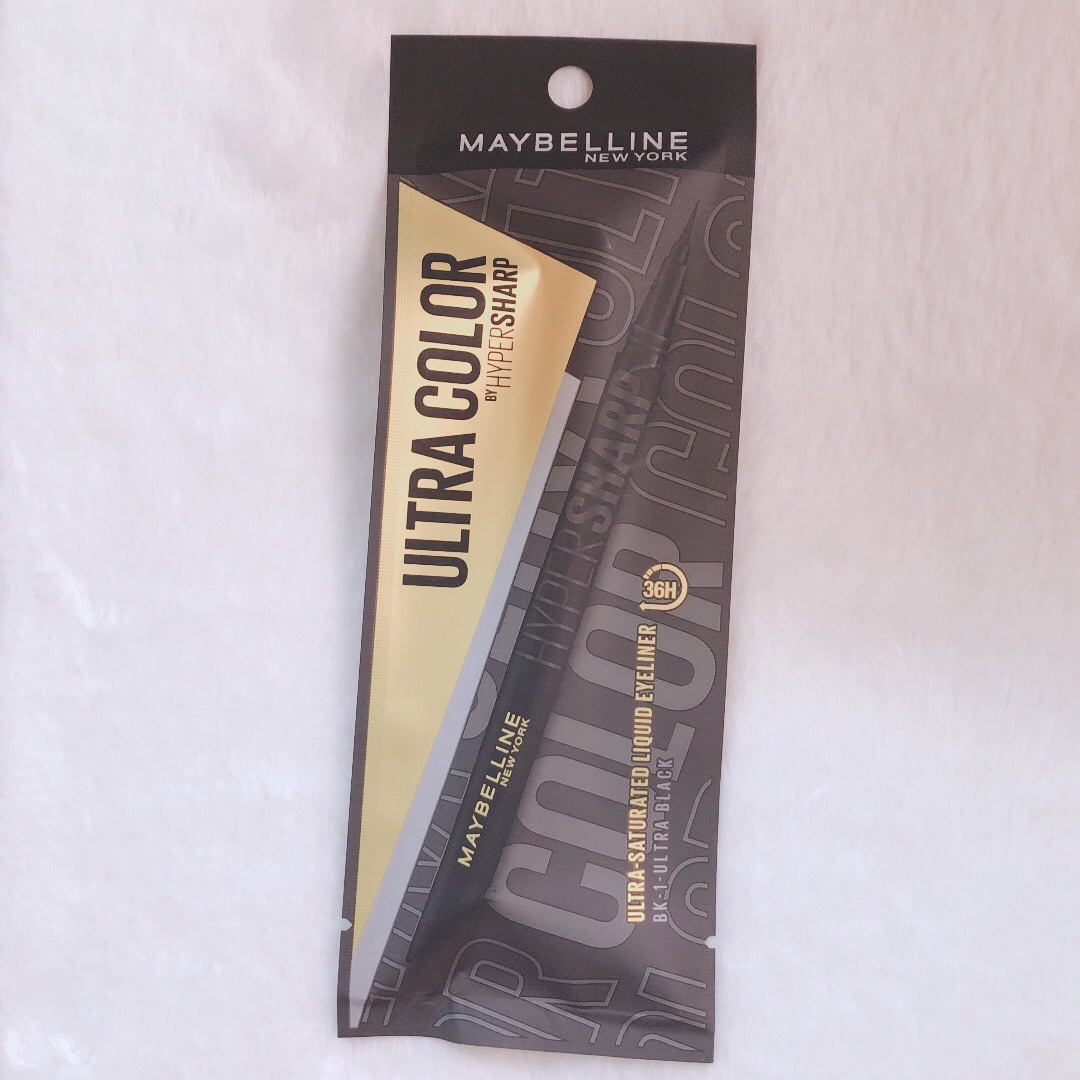 ウルトラカラー アイライナー BK-1 ぱっちり目ヂカラ プレミアムブラック/MAYBELLINE NEW YORK/リキッドアイライナーを使ったクチコミ（3枚目）