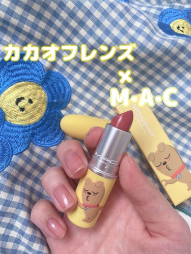 KAKAO FRIENDS x M・A・C　リップスティック ラッキー イン ラブ(限定色)/M・A・C/口紅を使ったクチコミ（1枚目）