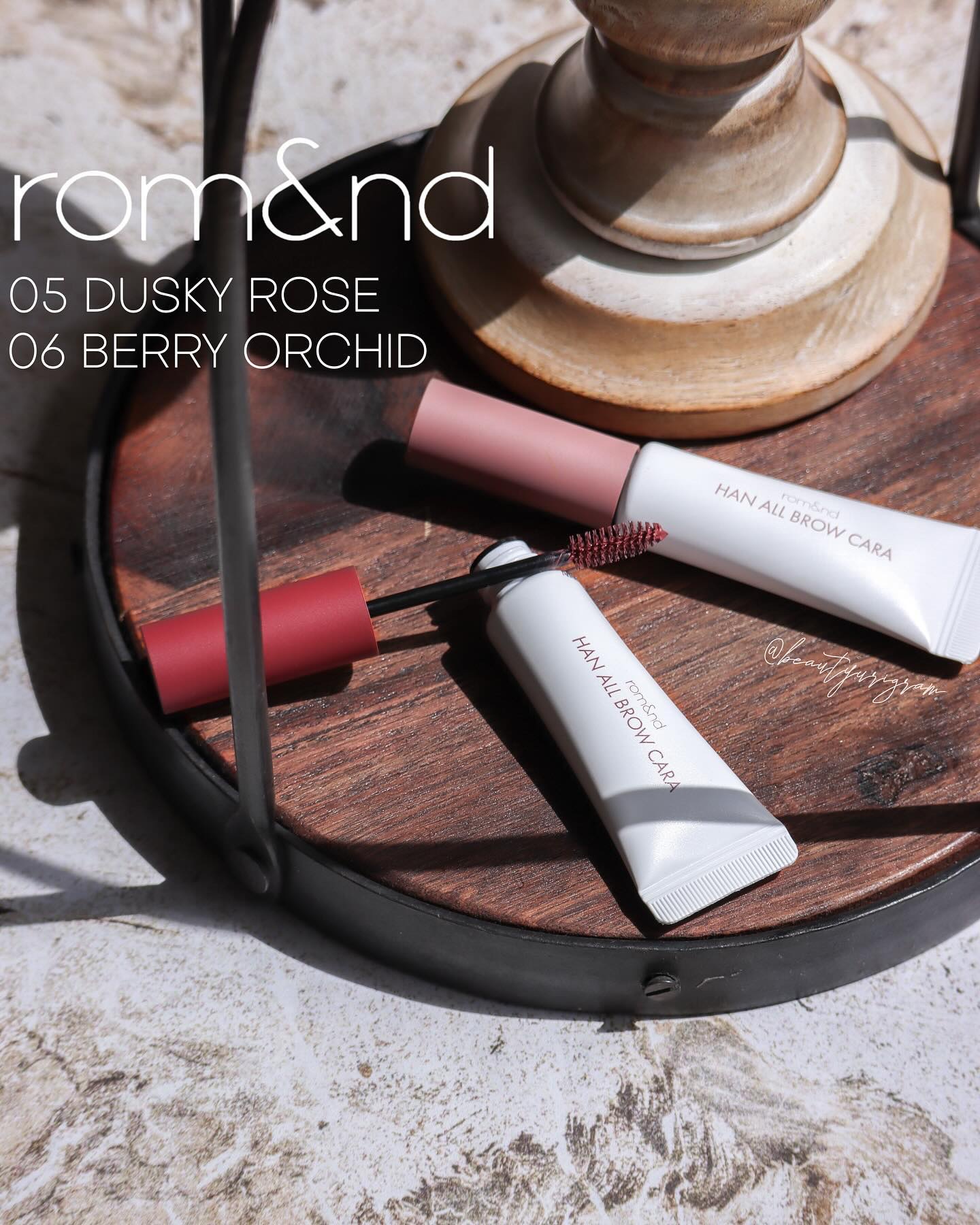 ハンオールブロウカラ/rom&nd/眉マスカラを使ったクチコミ（1枚目）