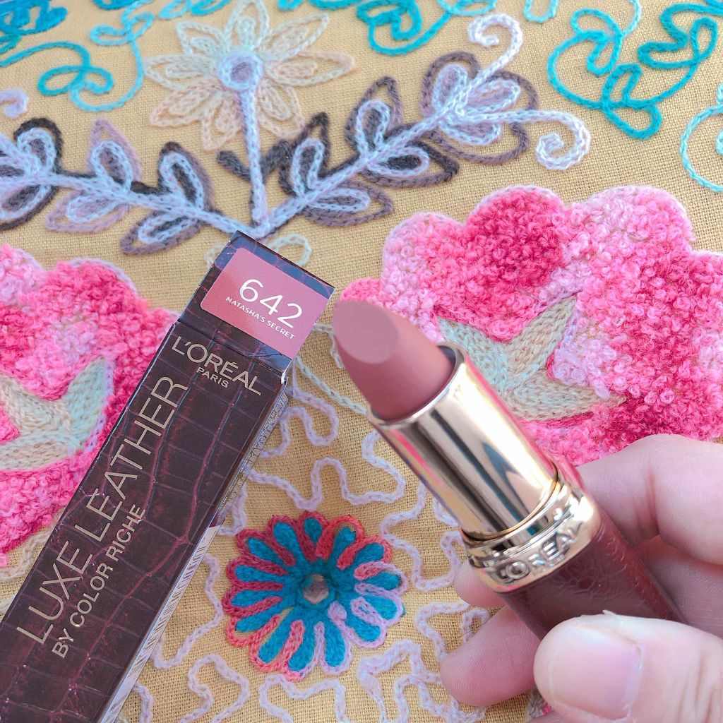 リュクスレザーコレクション/ロレアル パリ/口紅を使ったクチコミ(1枚目)