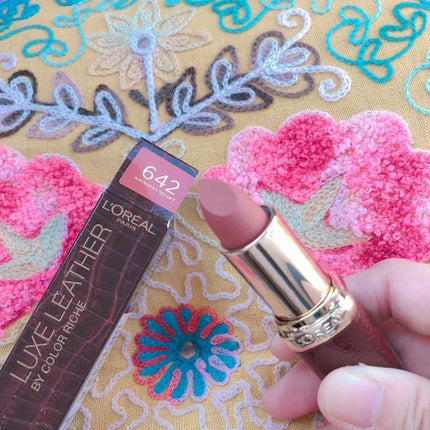 リュクスレザーコレクション/ロレアル パリ/口紅を使ったクチコミ(1枚目)