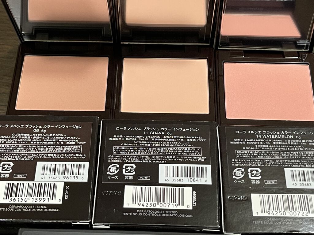 ブラッシュ カラー インフュージョン/ローラ メルシエ/パウダーチークを使ったクチコミ（1枚目）