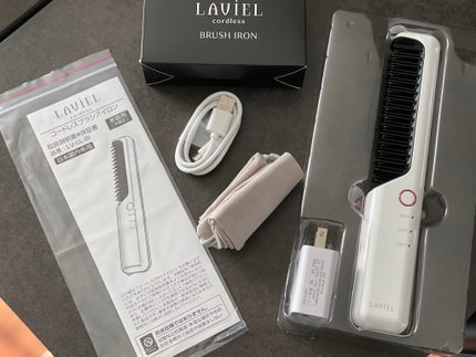 Cordless ブラシアイロン/LAVIEL/ヒートブラシを使ったクチコミ(3枚目)
