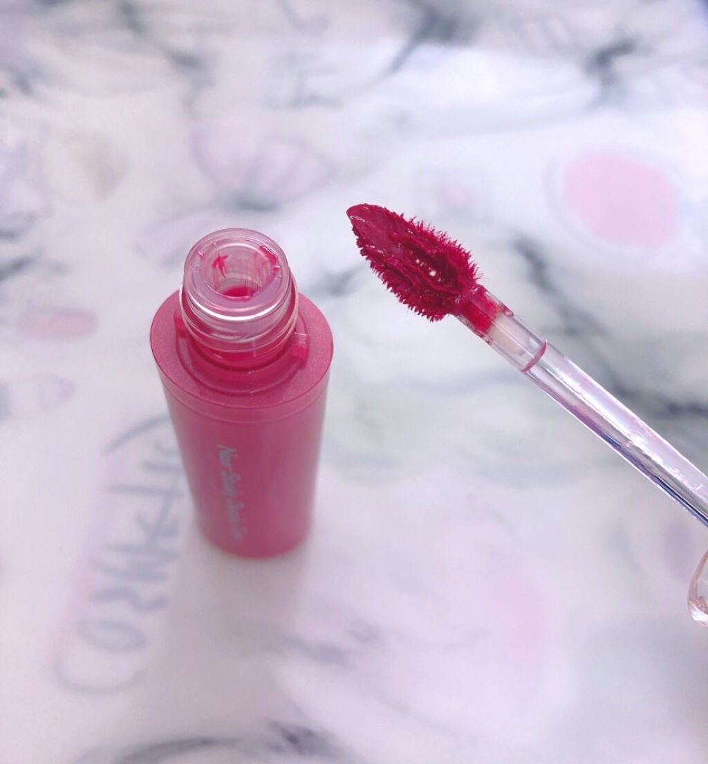 ノンスティッキーダズルティント/unleashia/リップティントを使ったクチコミ(5枚目)