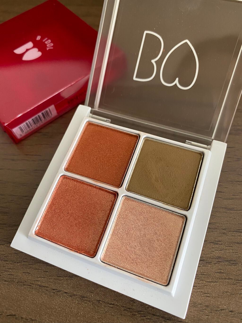 THE アイパレR/b idol/アイシャドウパレットを使ったクチコミ(3枚目)