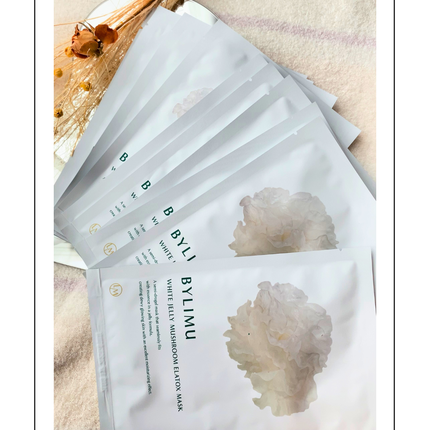 ホワイト ゼリー マッシュルーム エラトックス マスク/BYLIMU/シートマスク・パックを使ったクチコミ(2枚目)