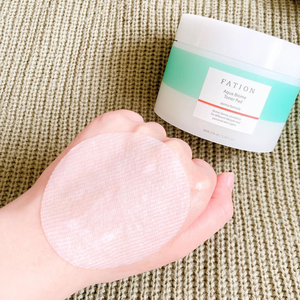 アクアバイオーム トナー パッド/FATION/トナーパッドを使ったクチコミ（3枚目）