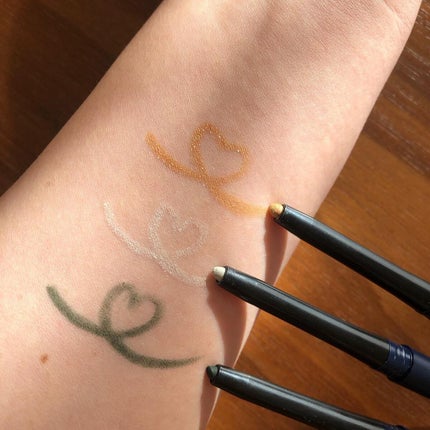 スムース カラー アイライナー 07 Star Spangled/DIDION/ペンシルアイライナーを使ったクチコミ(3枚目)