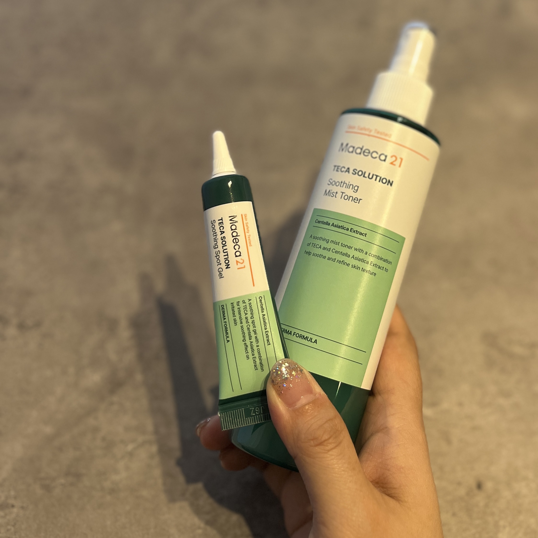 テカソルーションスージングジェル/Madeca21/フェイスクリームを使ったクチコミ（2枚目）