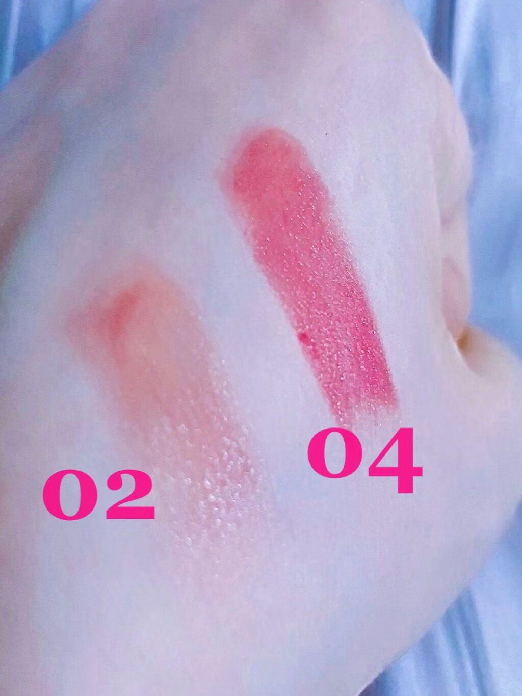 ミネラルカラーリップ 04 テンダーコーラル/MiMC/リップクリームを使ったクチコミ（2枚目）