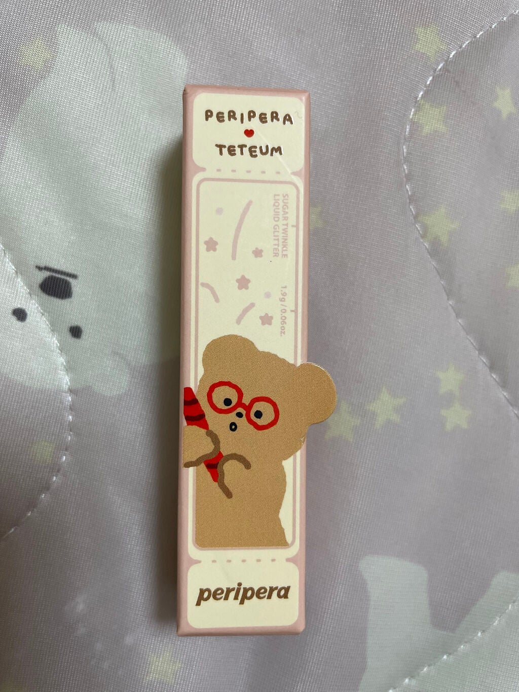 シュガー トゥインクル リキッド グリッター/PERIPERA/グリッターを使ったクチコミ(4枚目)