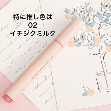 ハニーメルティングリップ/ネイチャーリパブリック/口紅を使ったクチコミ(3枚目)