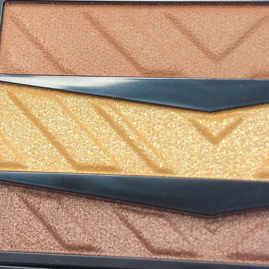 パーツリサイズシャドウ YL-1 キャメルイエロー/KATE/アイシャドウパレットを使ったクチコミ（3枚目）